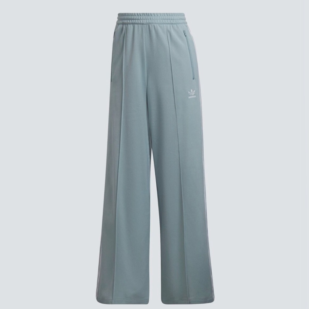 Adidas ADICOLOR CLASSIC Wide Leg TRACK PANT Sweat superstar firebird Women sz XL - Picture 6 of 10